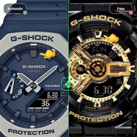 what does a fake g-shock watch look like|g shock watch original.